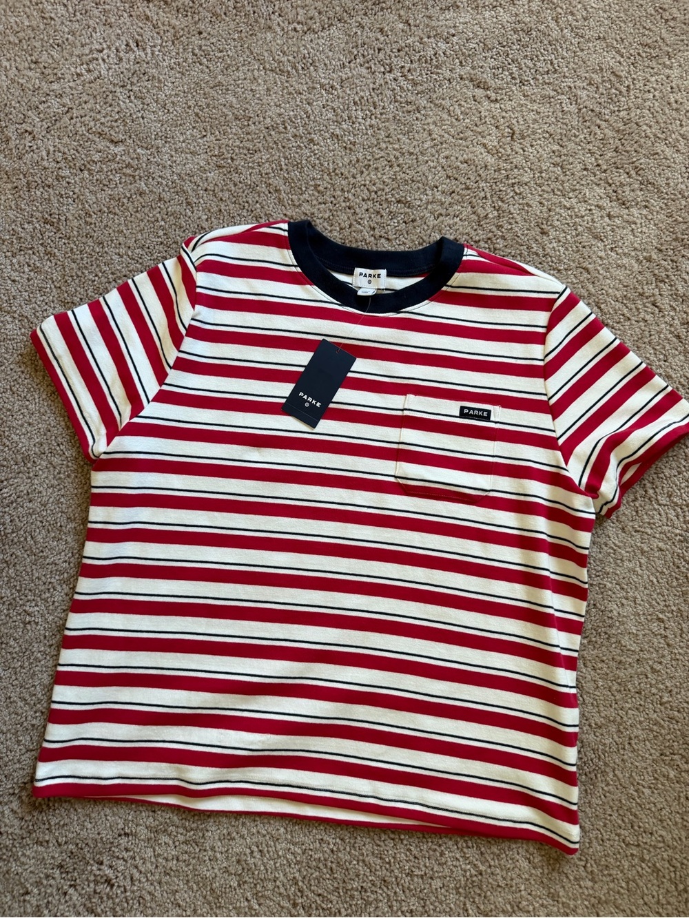 Parke x Target Striped Crewneck Tee